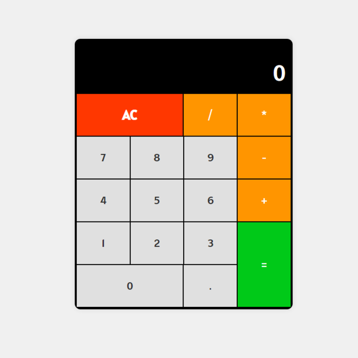 JS Calculator created by Ian Spencer